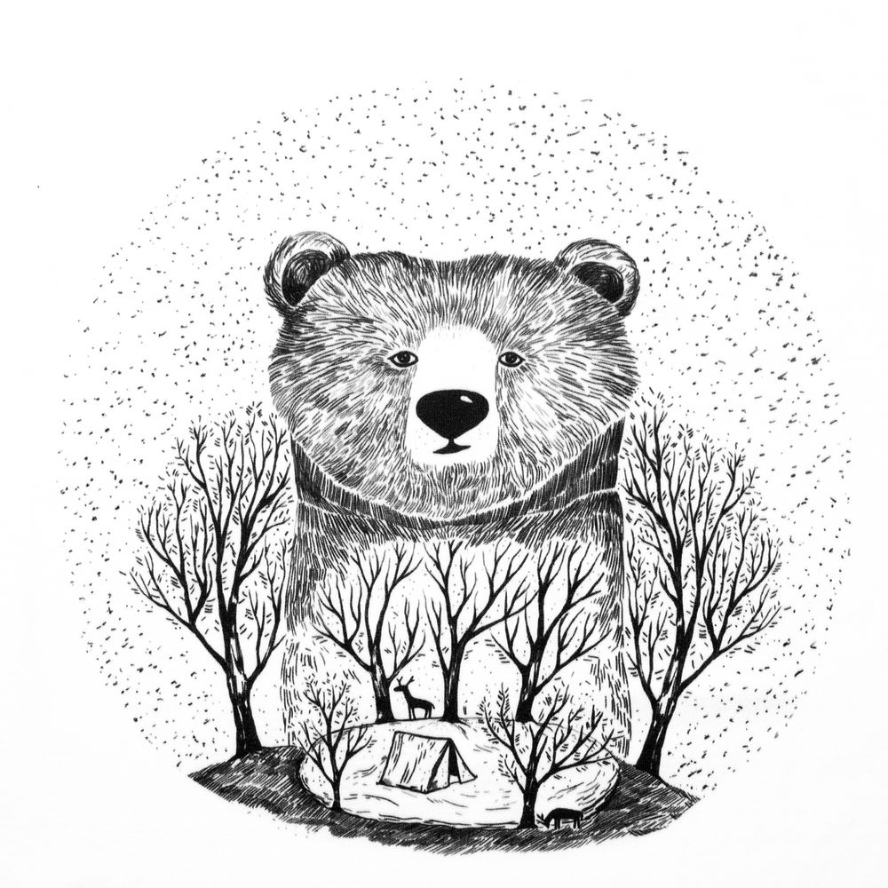 Футболка женская Bear, белая, размер S-5