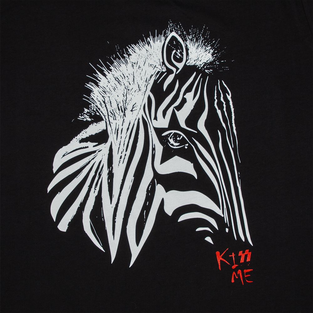 Толстовка женская «Арт-рокстар. Kiss Me», черная, размер S-4