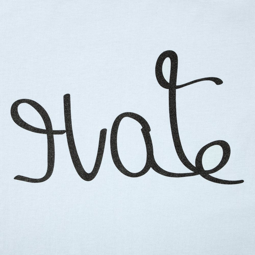 Футболка женская Hate-Love, голубая, размер S-5