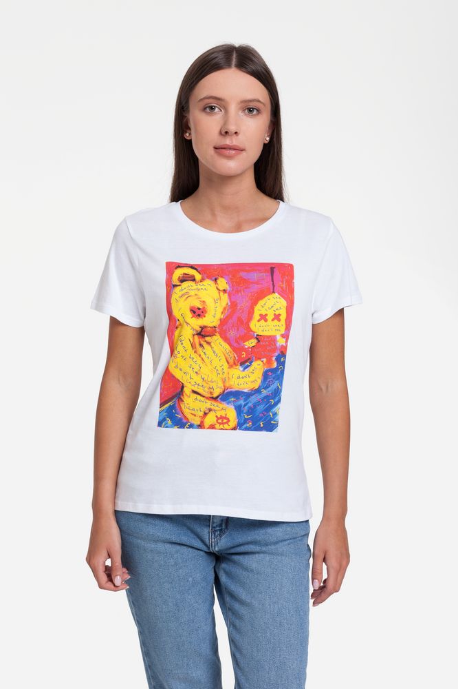 Футболка женская I Don't See You, белая, размер S-1