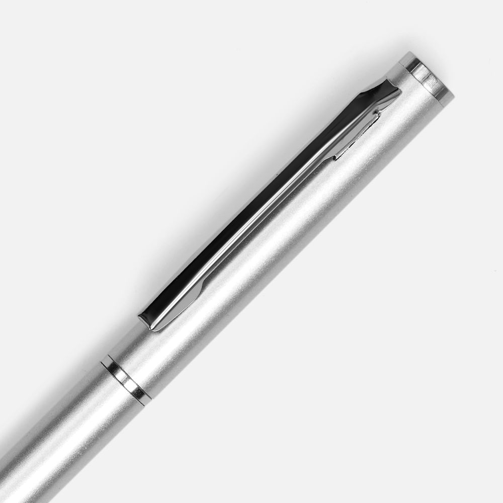 Ручка шариковая Hotel Chrome, ver.2, серебристая-3