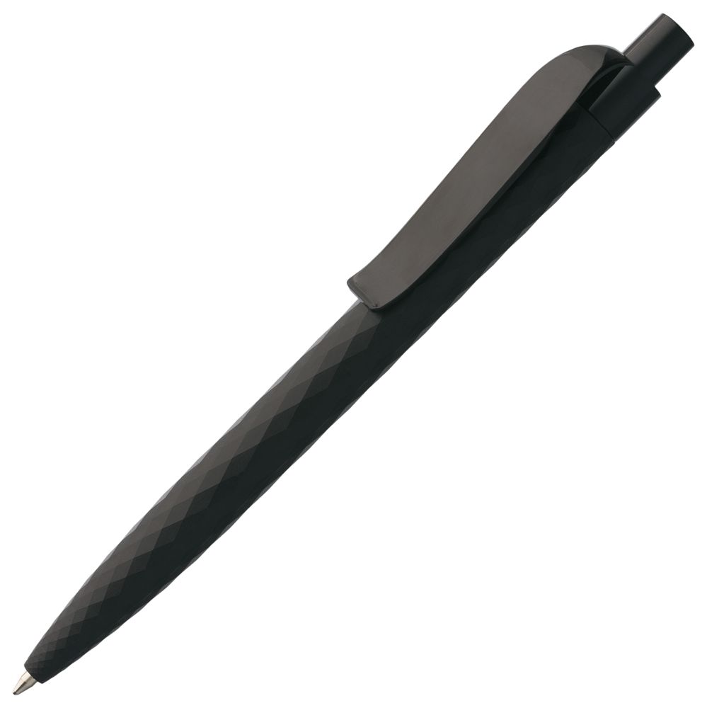 Ручка шариковая Prodir QS01 PRP-P Soft Touch, черная-1