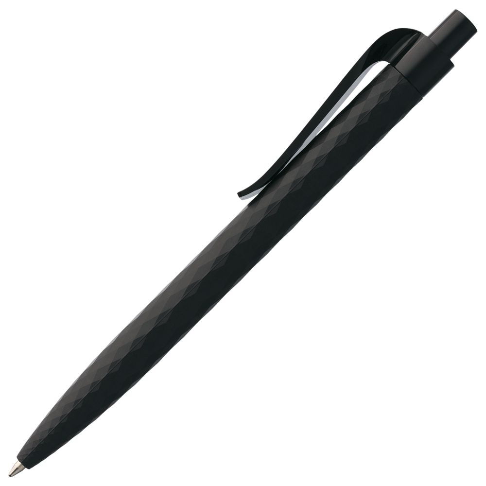 Ручка шариковая Prodir QS01 PRP-P Soft Touch, черная-3