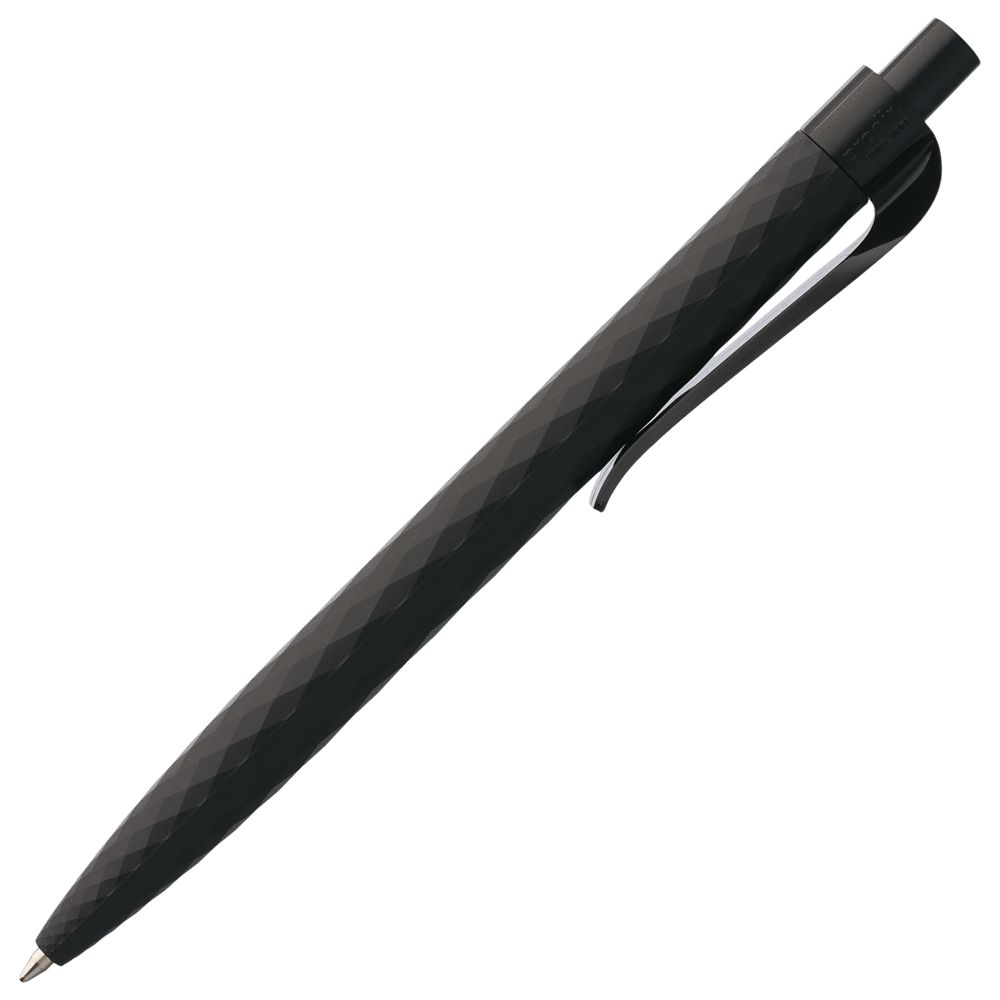 Ручка шариковая Prodir QS01 PRP-P Soft Touch, черная-4