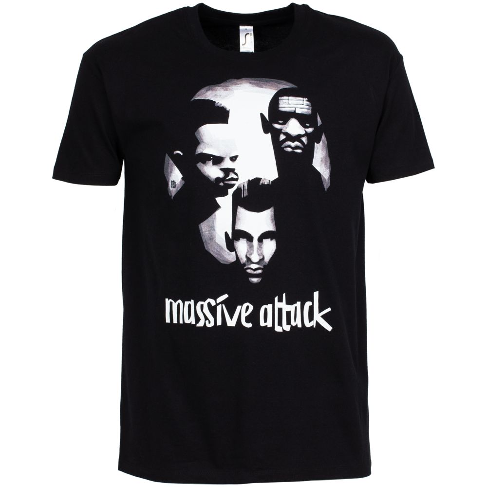 Футболка «Меламед. Massive Attack», черная, размер S-2