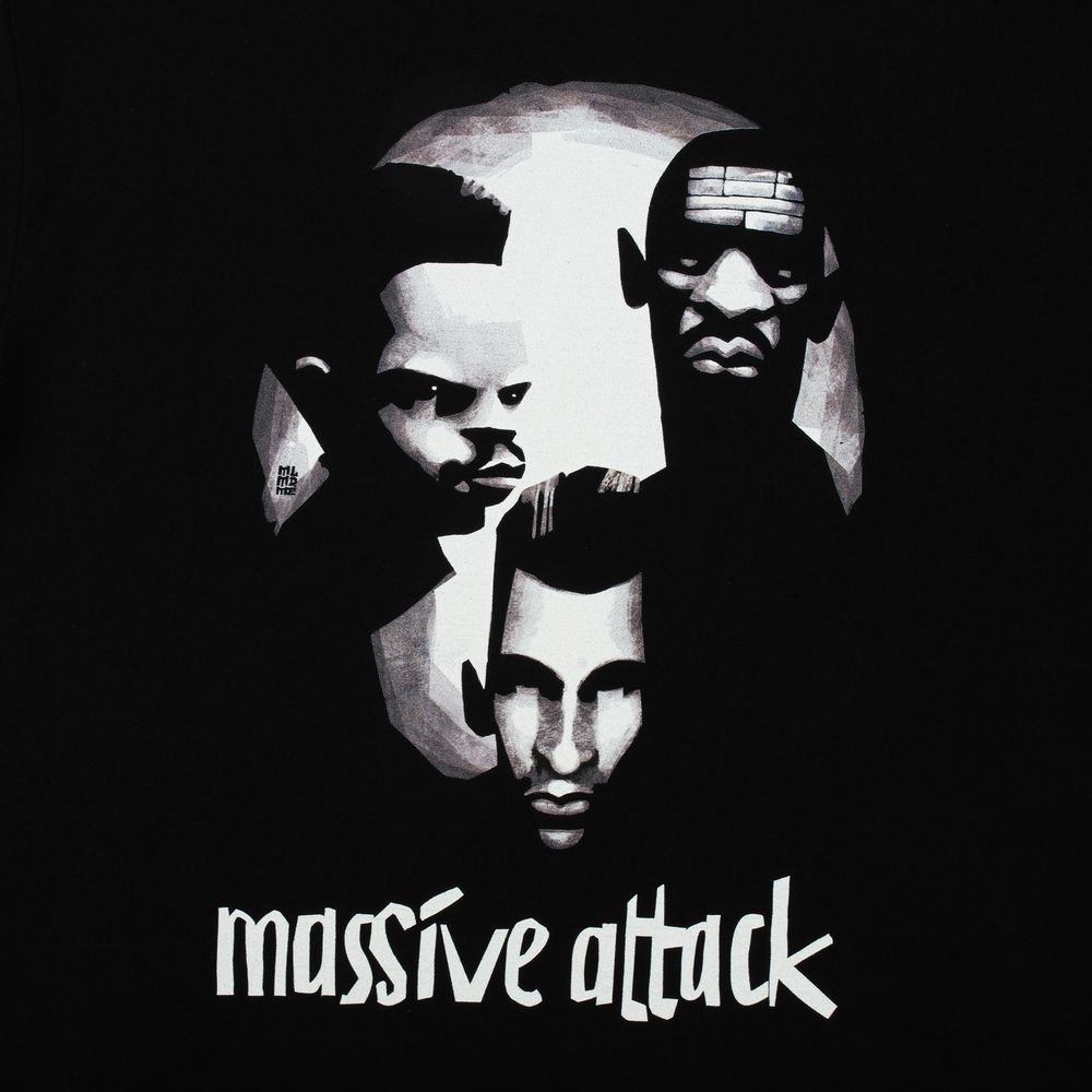 Футболка «Меламед. Massive Attack», черная, размер S-4