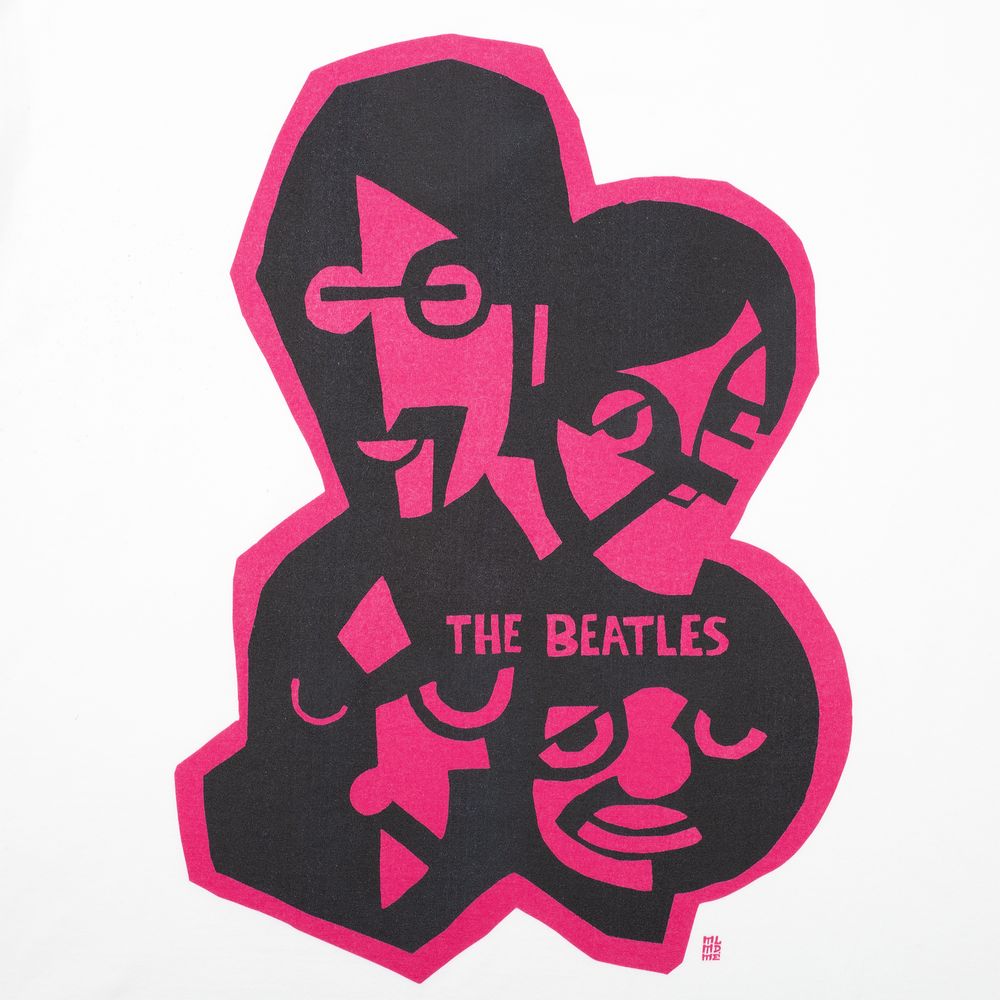 Футболка «Меламед. The Beatles», белая, размер S-4