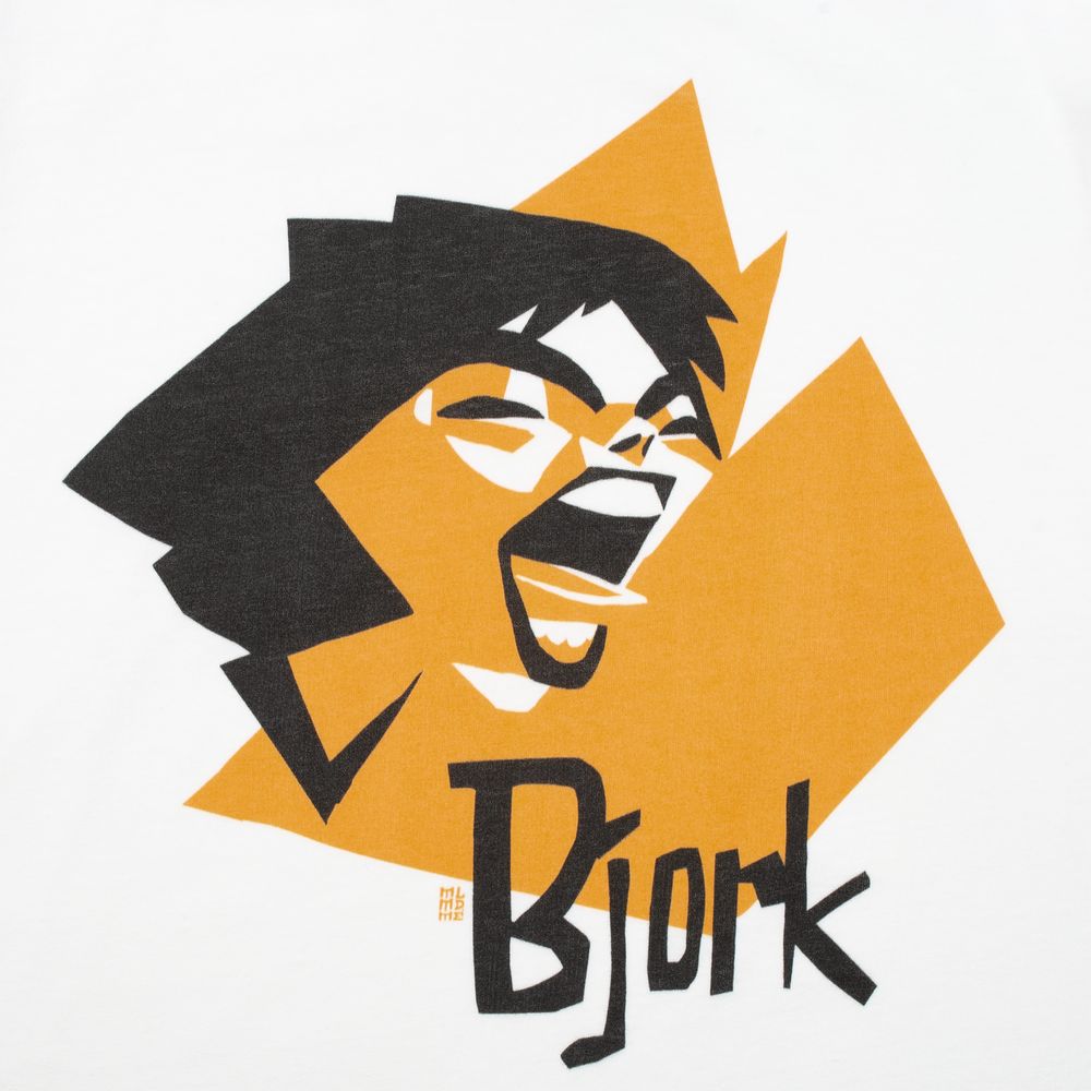 Футболка женская «Меламед. Bjork», белая, размер M-3