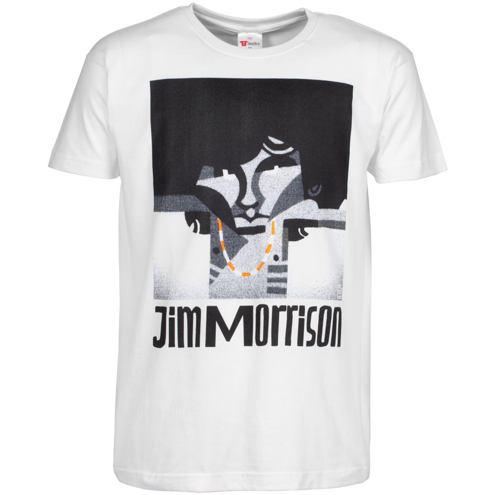 Футболка «Меламед. Jim Morrison», белая, размер XL-2