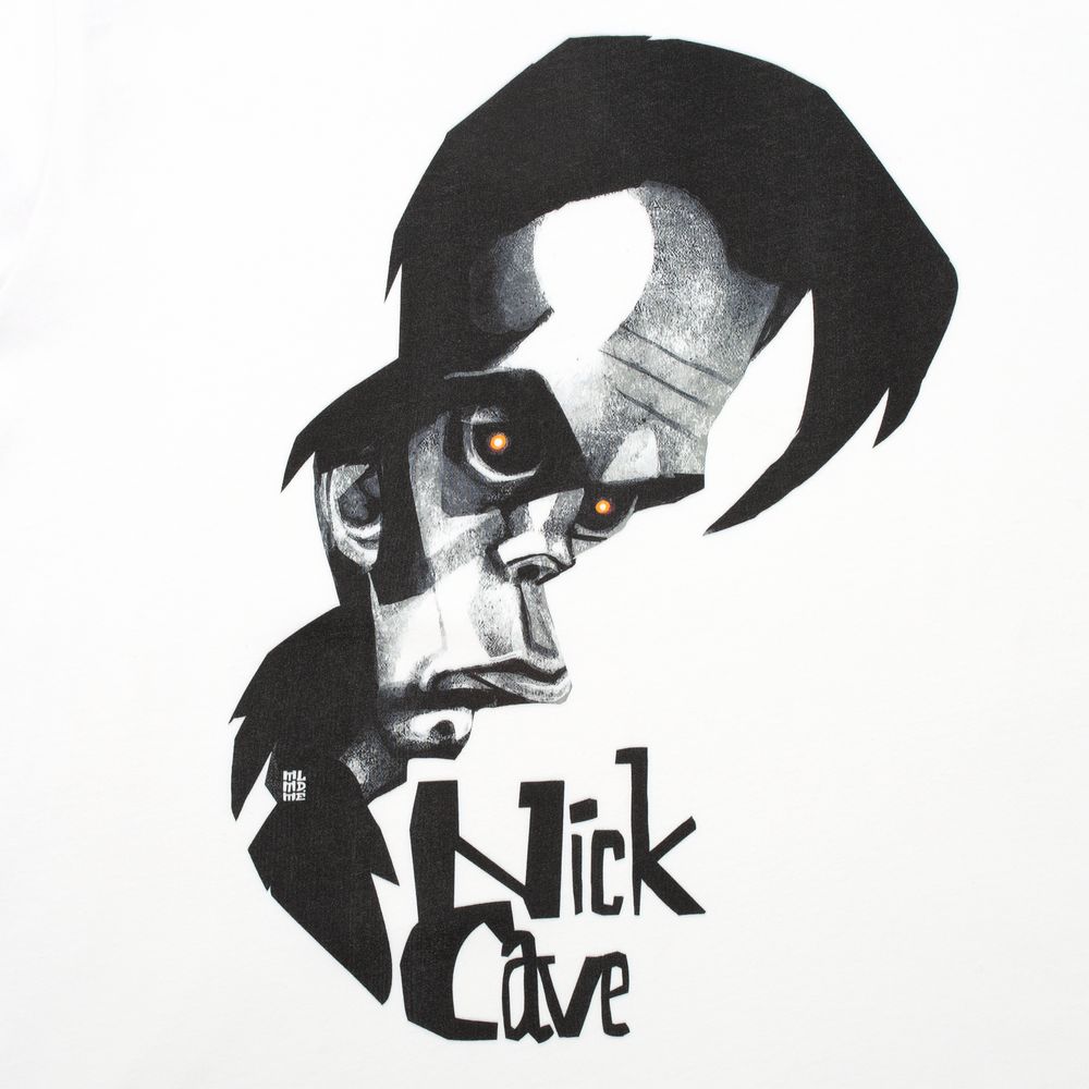 Футболка «Меламед. Nick Cave», белая, размер S-3