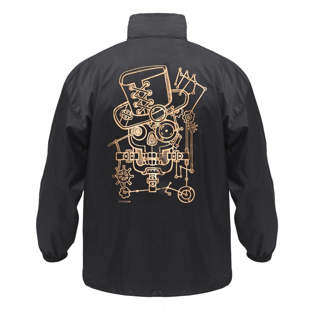 Ветровка John Steampunk, черная, размер S-1