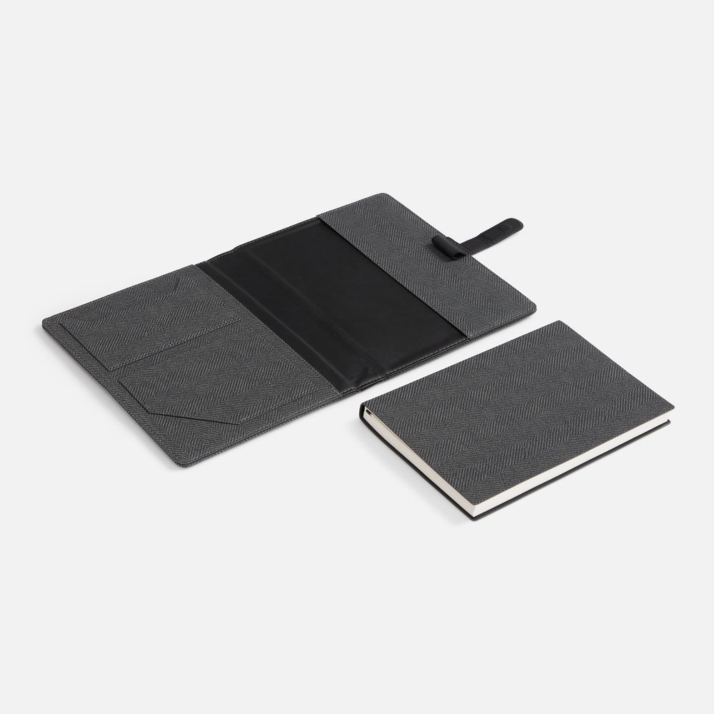 Ежедневник-органайзер Twill, недатированный, черный-6