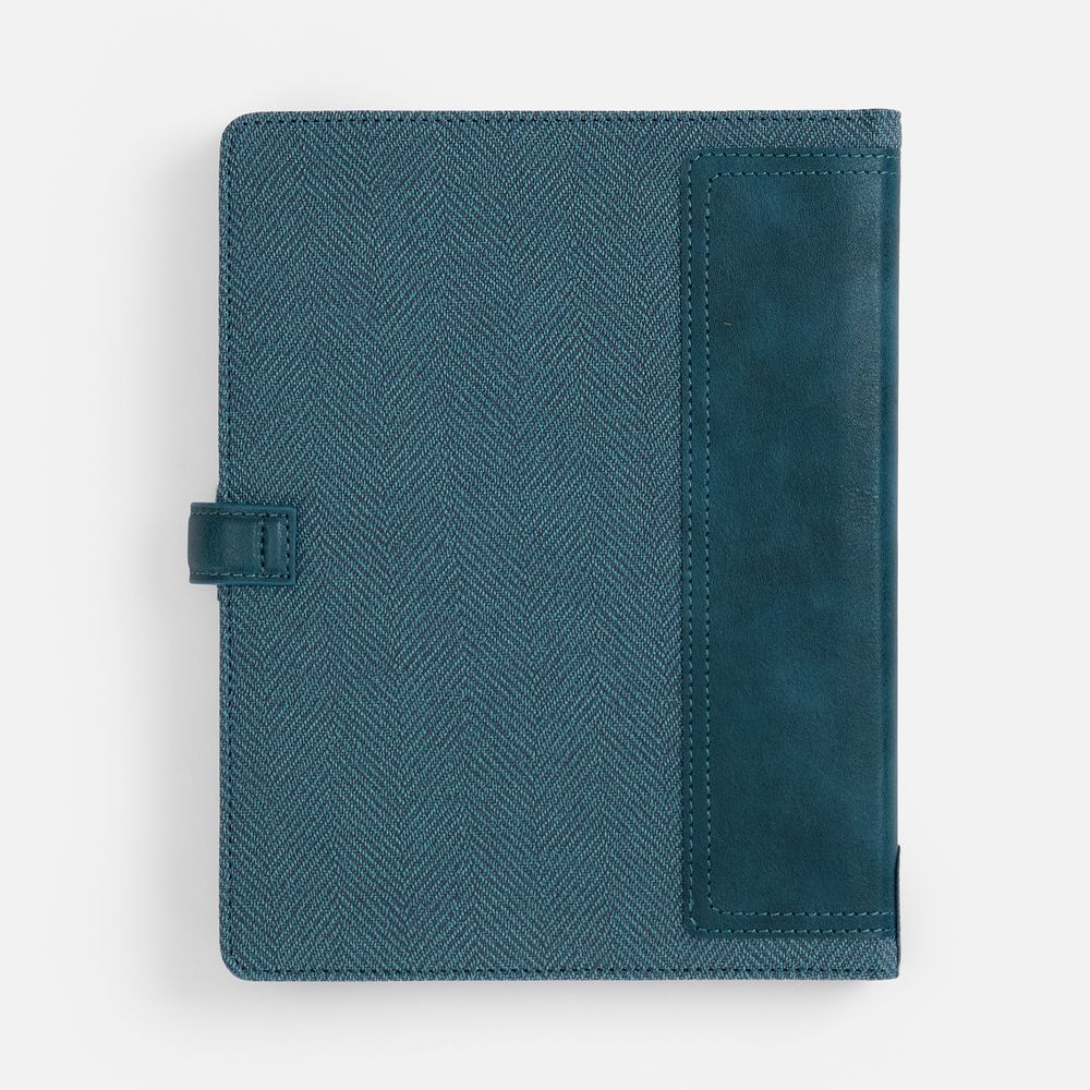 Ежедневник-органайзер Twill, недатированный, синий-2