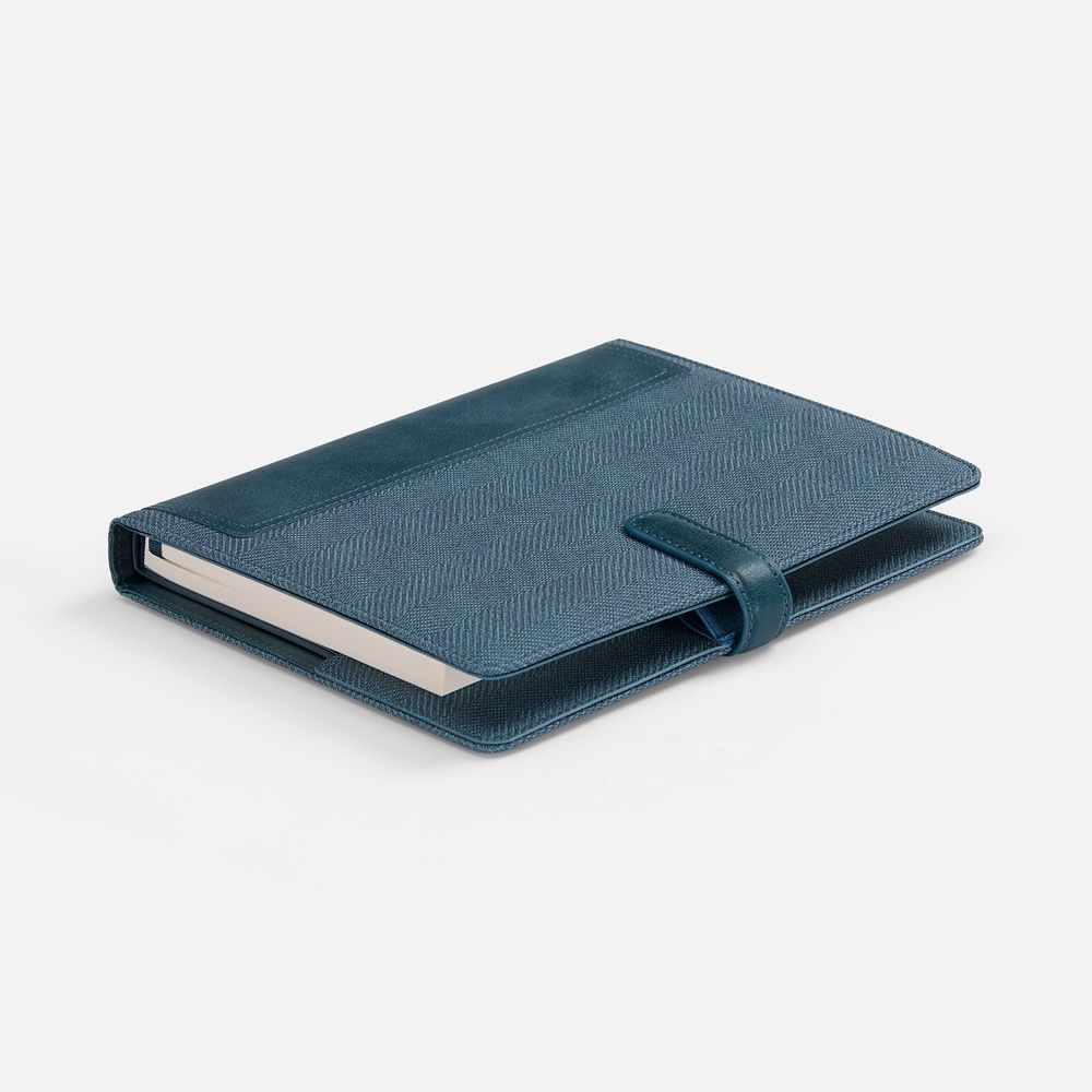 Ежедневник-органайзер Twill, недатированный, синий-3