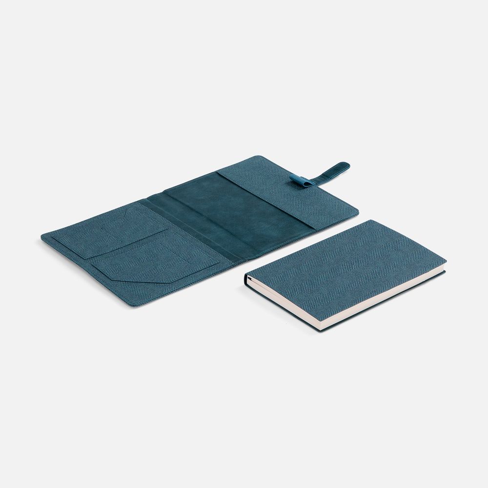 Ежедневник-органайзер Twill, недатированный, синий-6