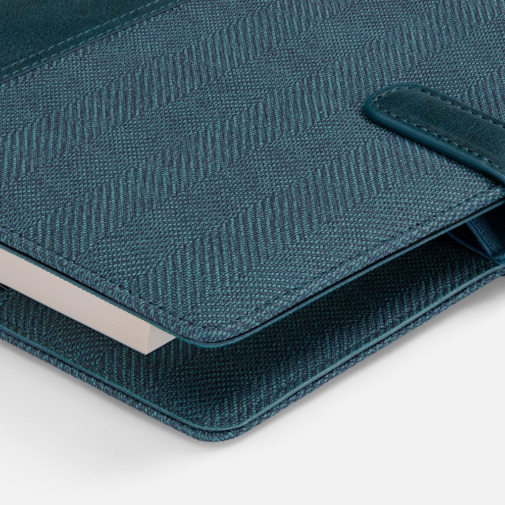 Ежедневник-органайзер Twill, недатированный, синий-7
