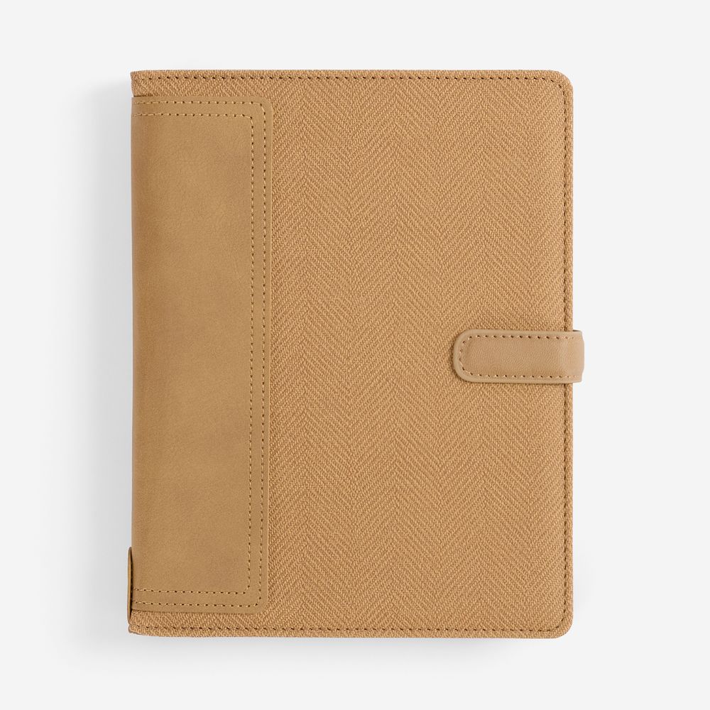 Ежедневник-органайзер Twill, недатированный, коричневый-1