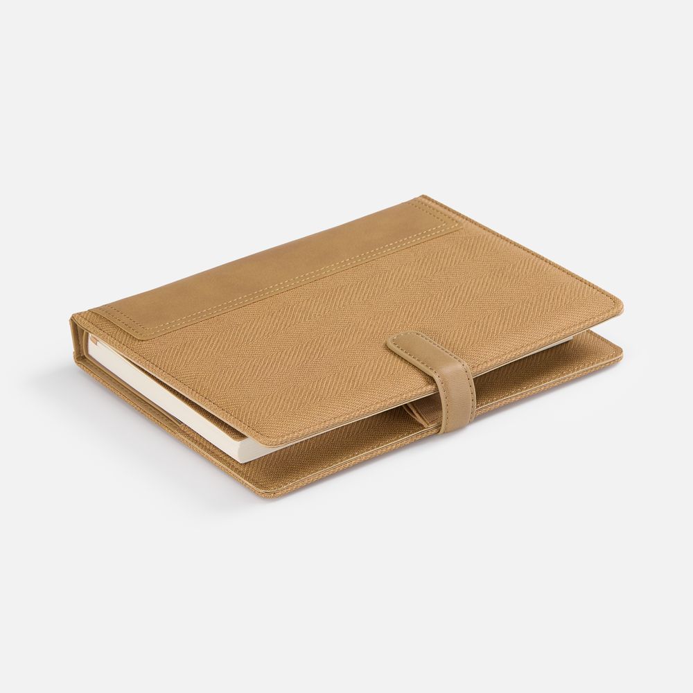 Ежедневник-органайзер Twill, недатированный, коричневый-3