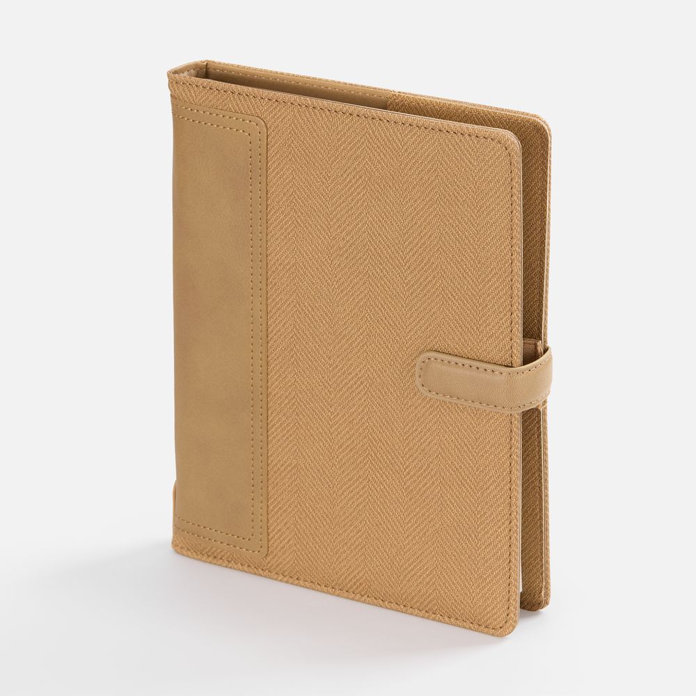 Ежедневник-органайзер Twill, недатированный, коричневый-4