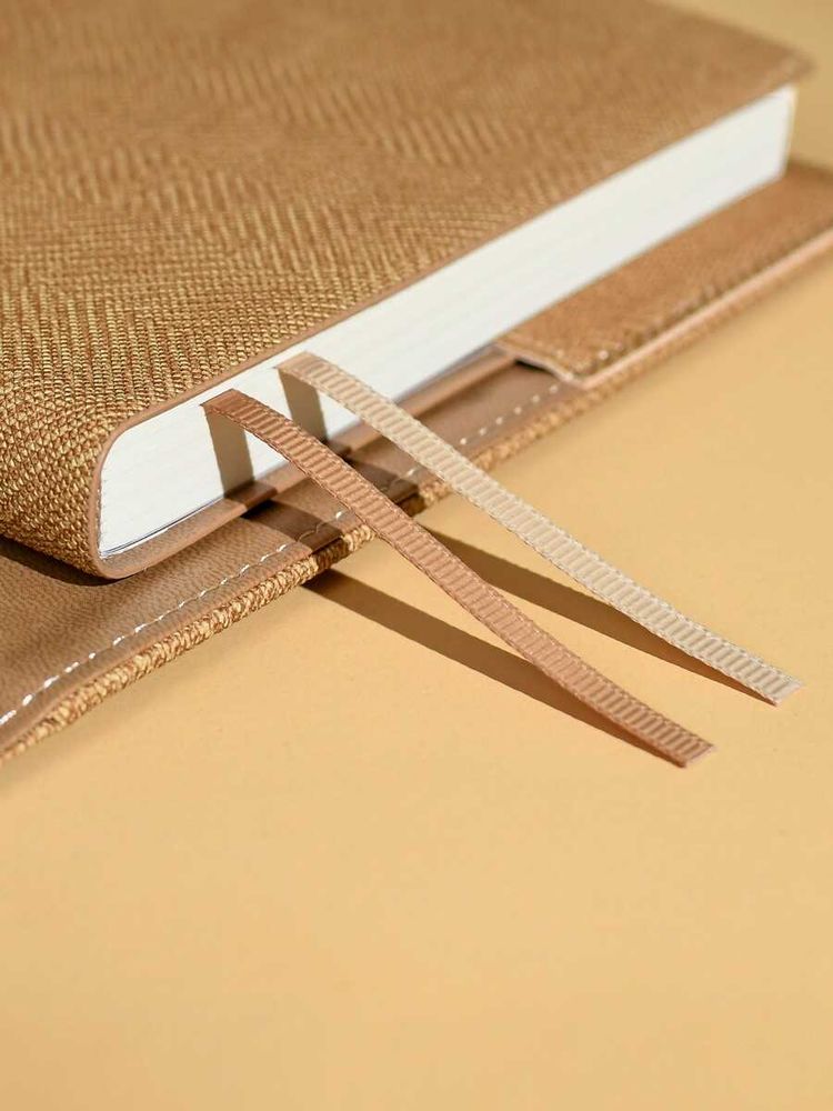 Ежедневник-органайзер Twill, недатированный, коричневый-18