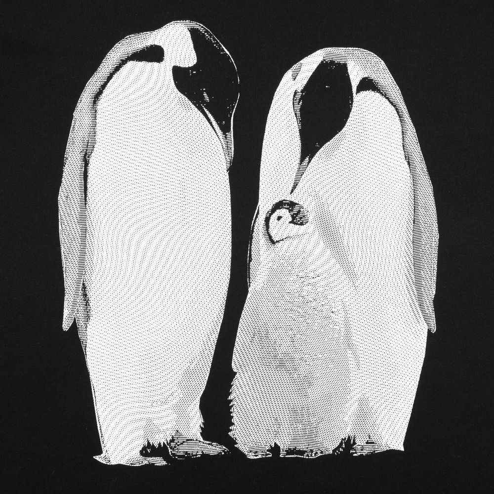 Футболка женская Like a Penguin, черная, размер S-2