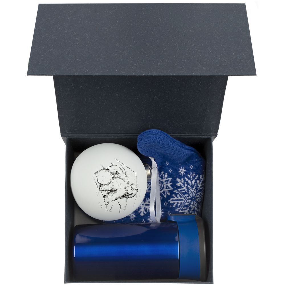 Коробка Eco Style, синяя-3