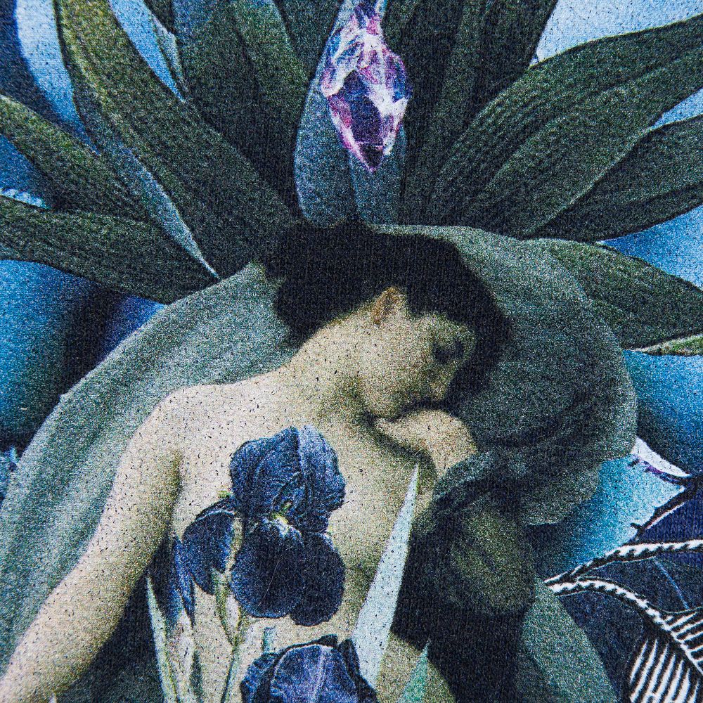 Толстовка Beauty Sleep, синий меланж, размер S-4