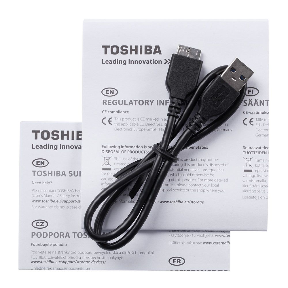 Внешний диск Toshiba Canvio, USB 3.0, 1Тб, черный-4