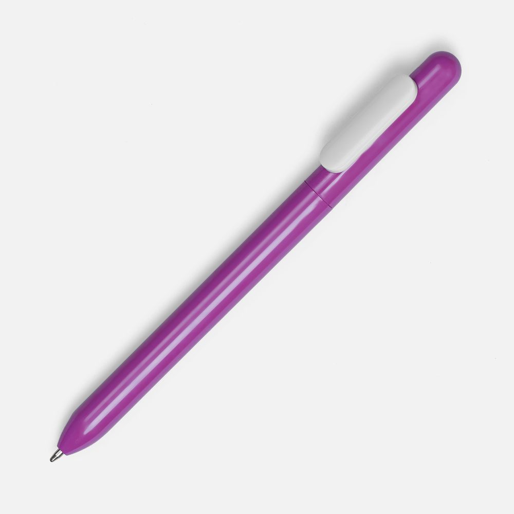Ручка шариковая Swiper, фиолетовая с белым-1