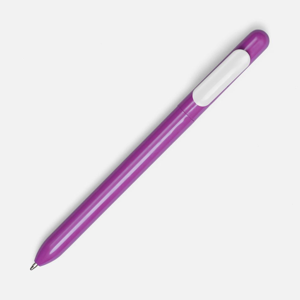 Ручка шариковая Swiper, фиолетовая с белым-2