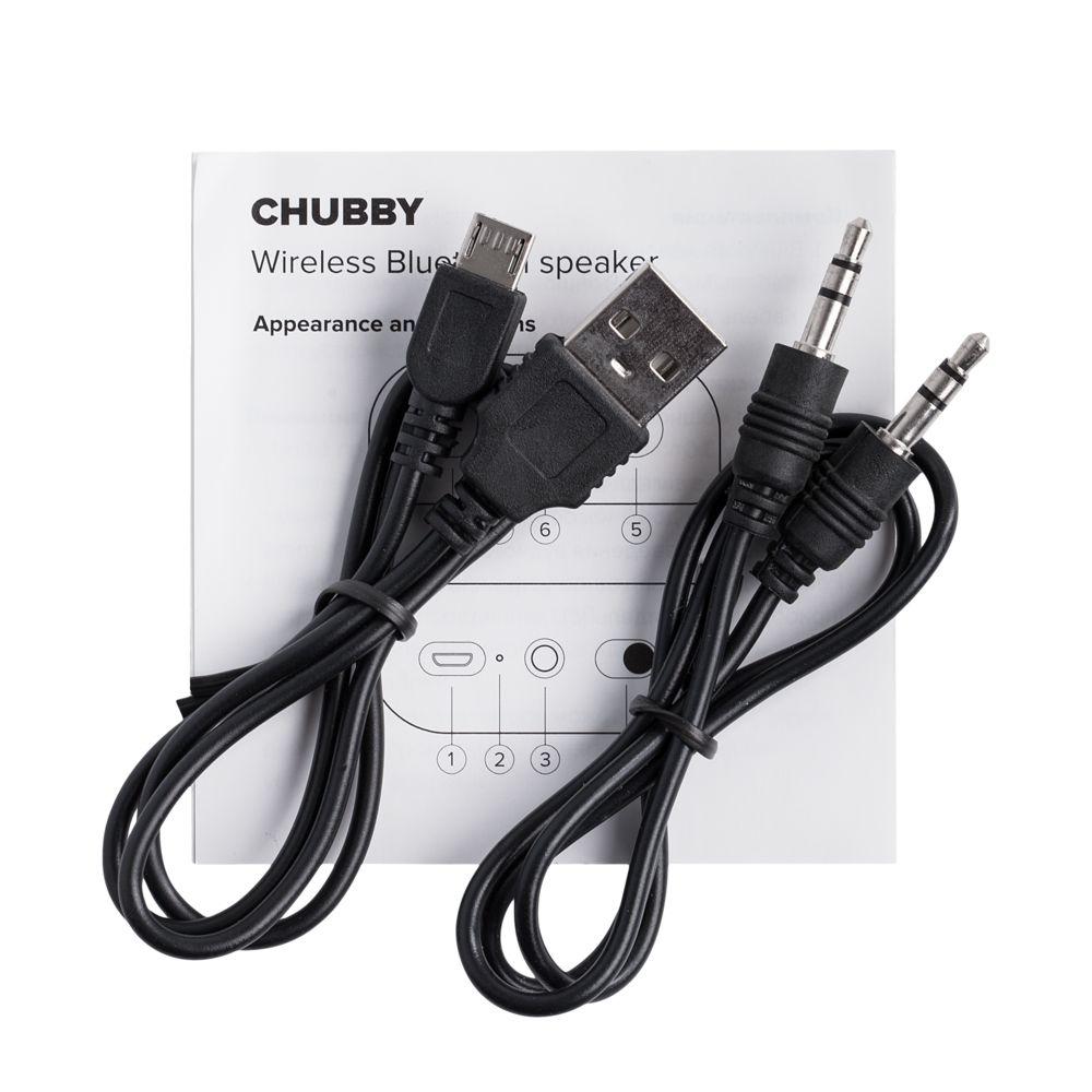 Беспроводная колонка Chubby, красная-7