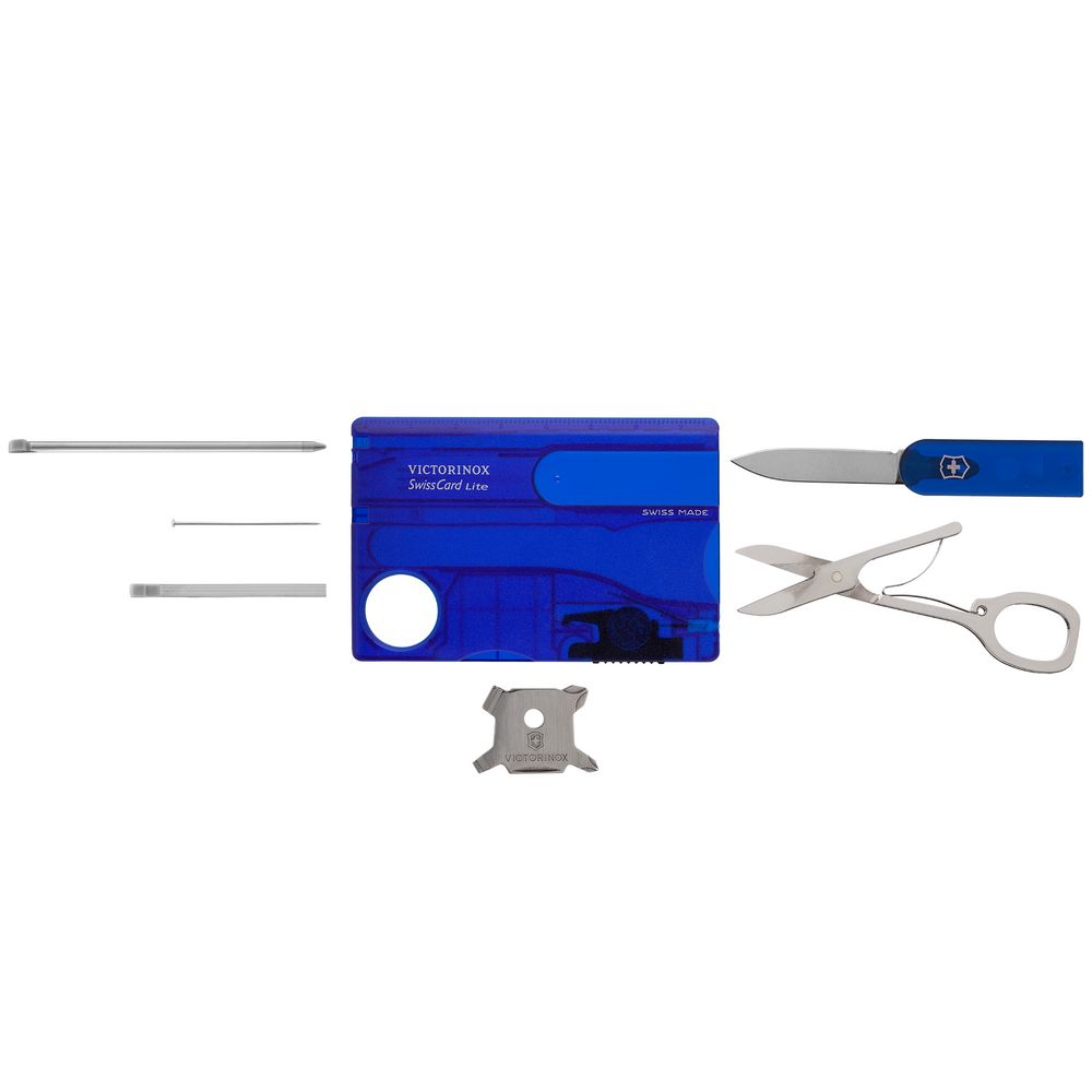 Набор инструментов SwissCard Lite, синий-4