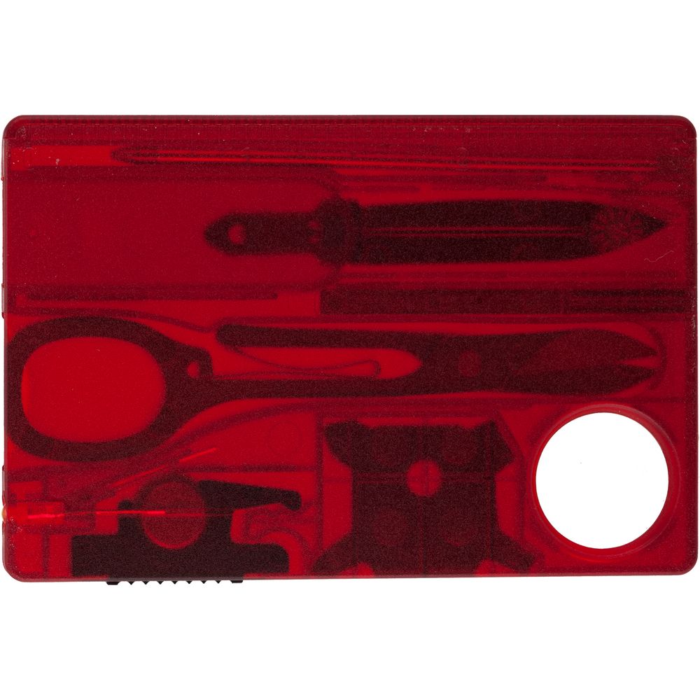 Набор инструментов SwissCard Lite, красный-3