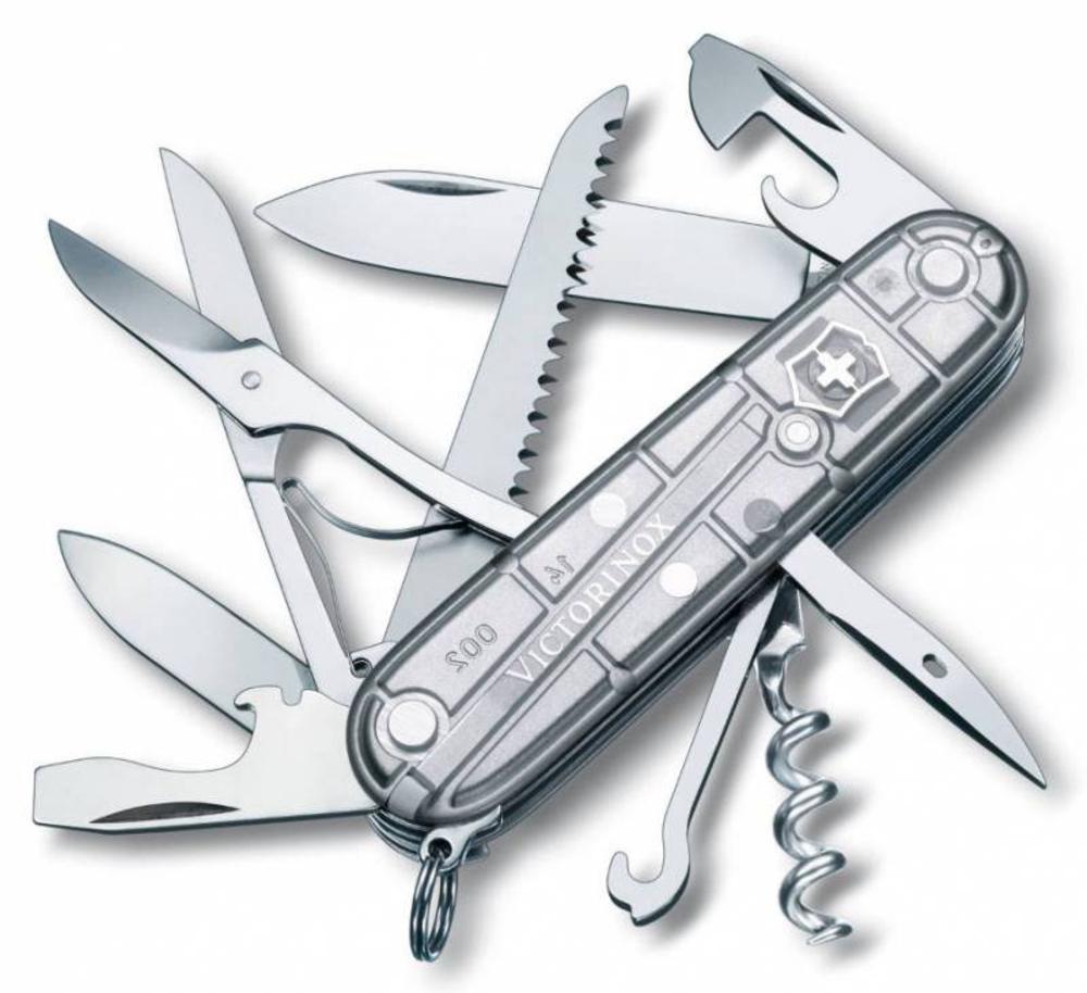 Офицерский нож Huntsman 91, прозрачный серебристый-1