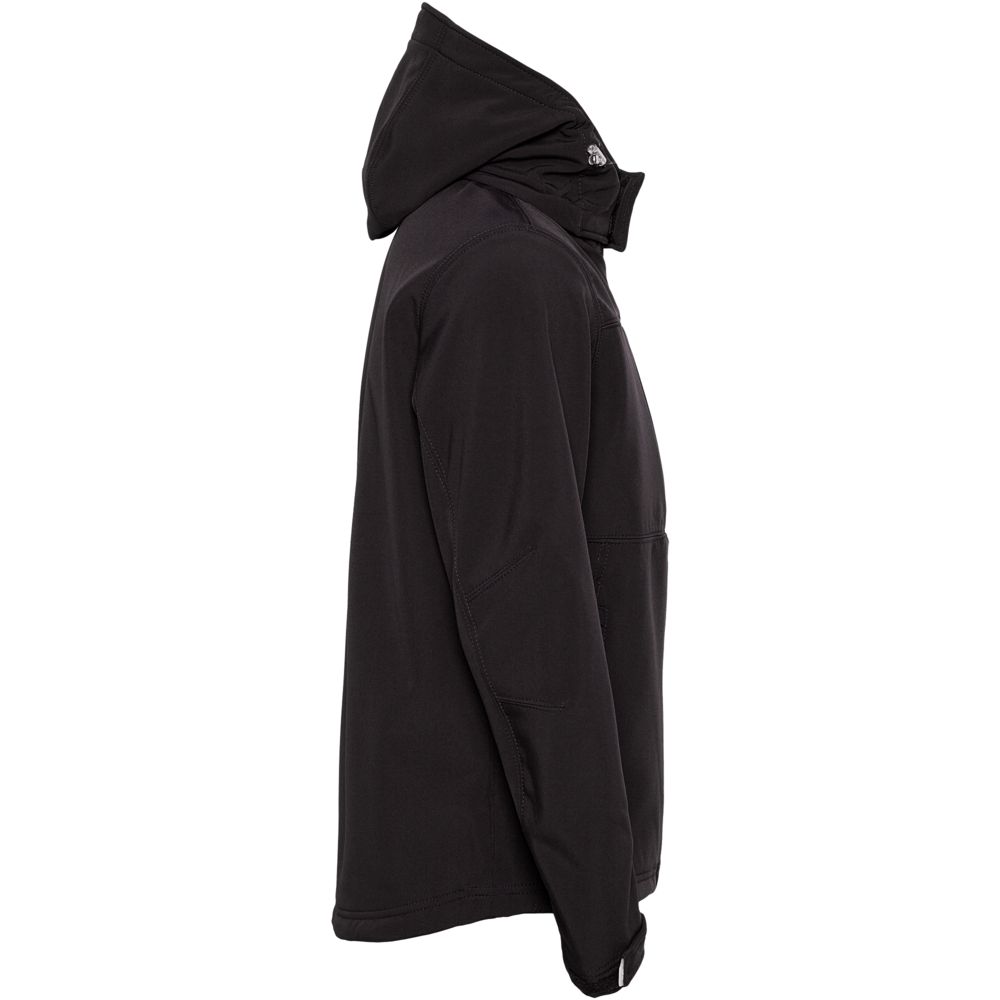 Куртка мужская Hooded Softshell черная, размер S-2