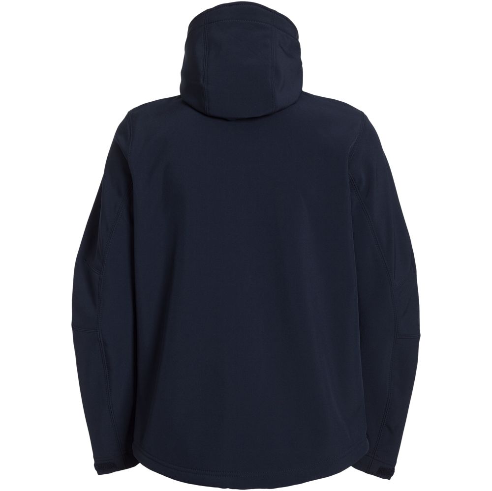 Куртка мужская Hooded Softshell темно-синяя, размер M-3