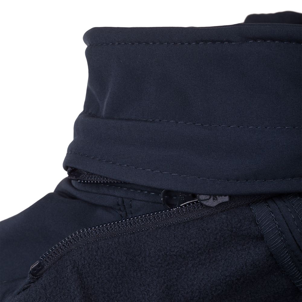 Куртка мужская Hooded Softshell темно-синяя, размер M-4