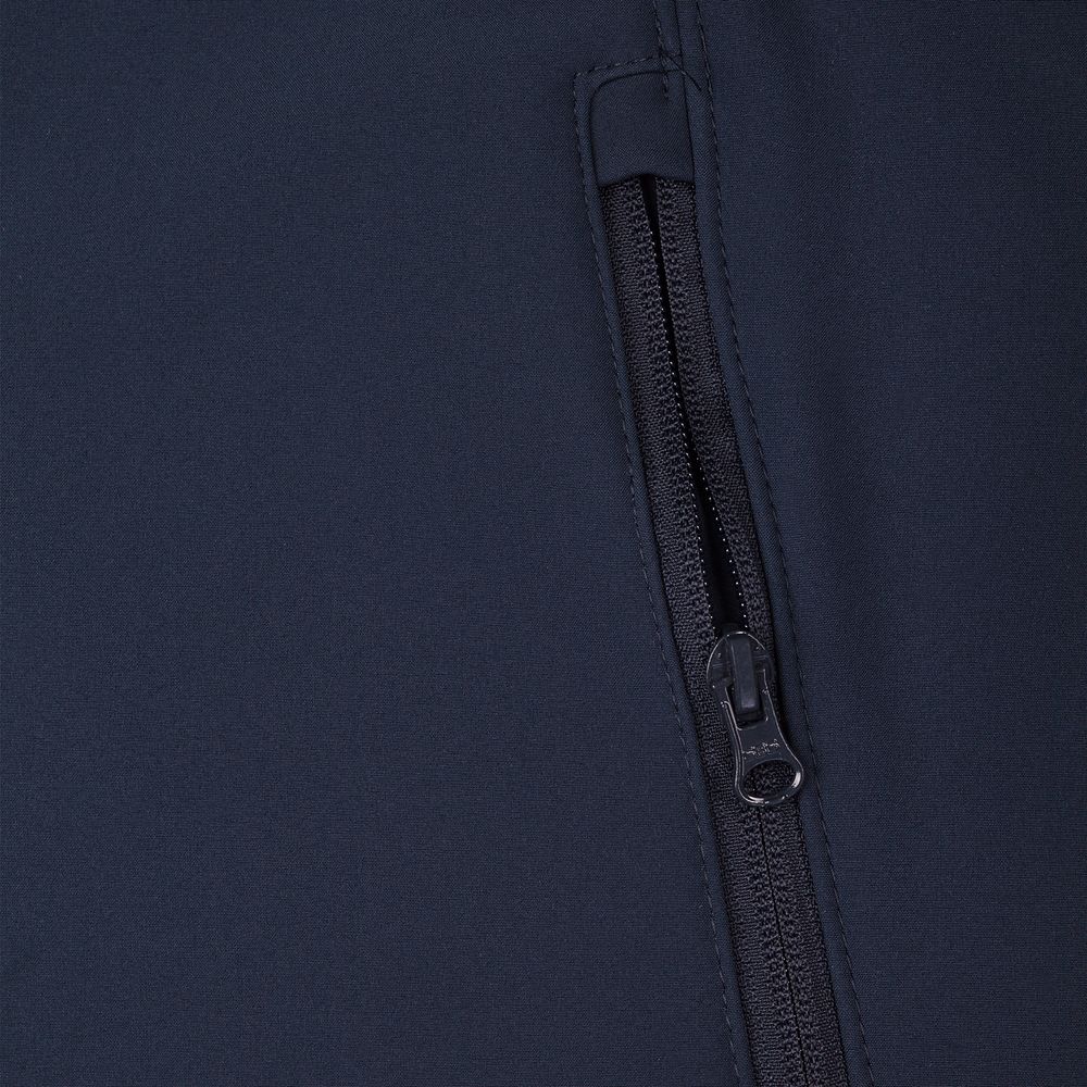 Куртка мужская Hooded Softshell темно-синяя, размер M-5