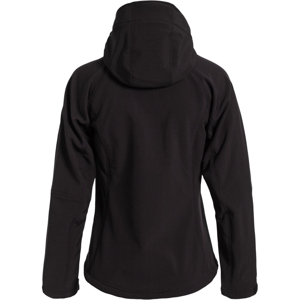 Куртка женская Hooded Softshell черная, размер L-3