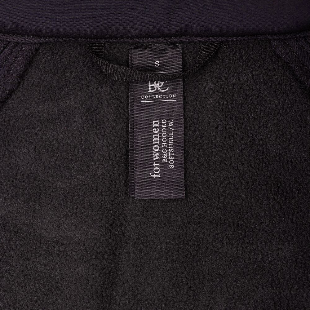 Куртка женская Hooded Softshell черная, размер L-8