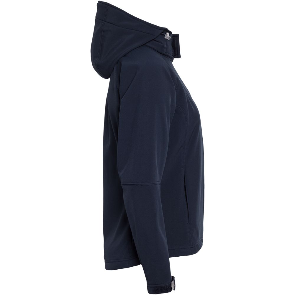 Куртка женская Hooded Softshell темно-синяя, размер L-2
