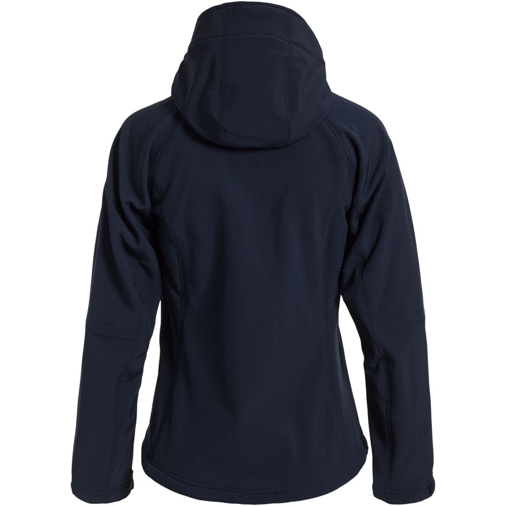 Куртка женская Hooded Softshell темно-синяя, размер L-3