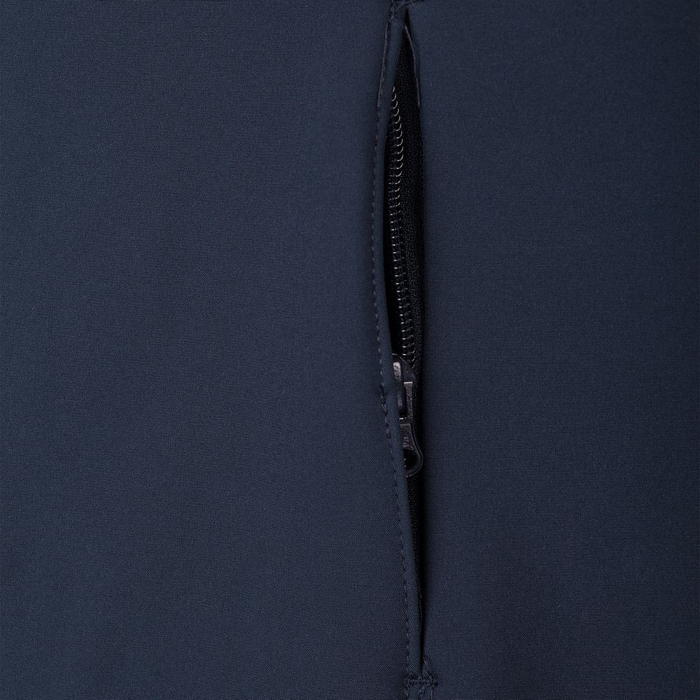 Куртка женская Hooded Softshell темно-синяя, размер L-5