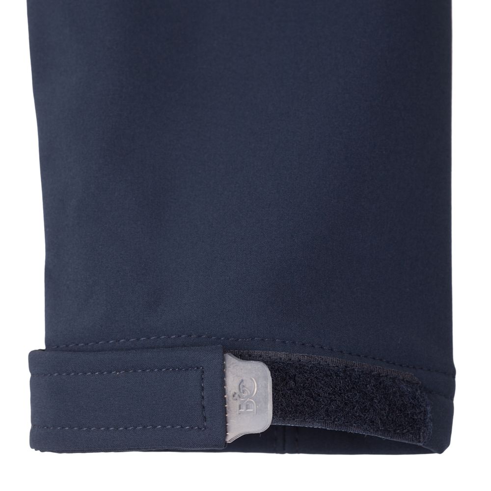 Куртка женская Hooded Softshell темно-синяя, размер L-6