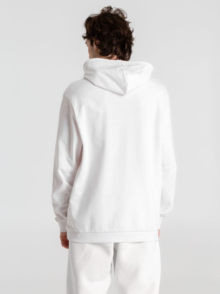 Толстовка с капюшоном унисекс Hoodie, белая, размер S-7