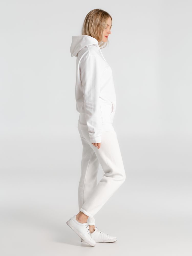 Толстовка с капюшоном унисекс Hoodie, белая, размер S-13