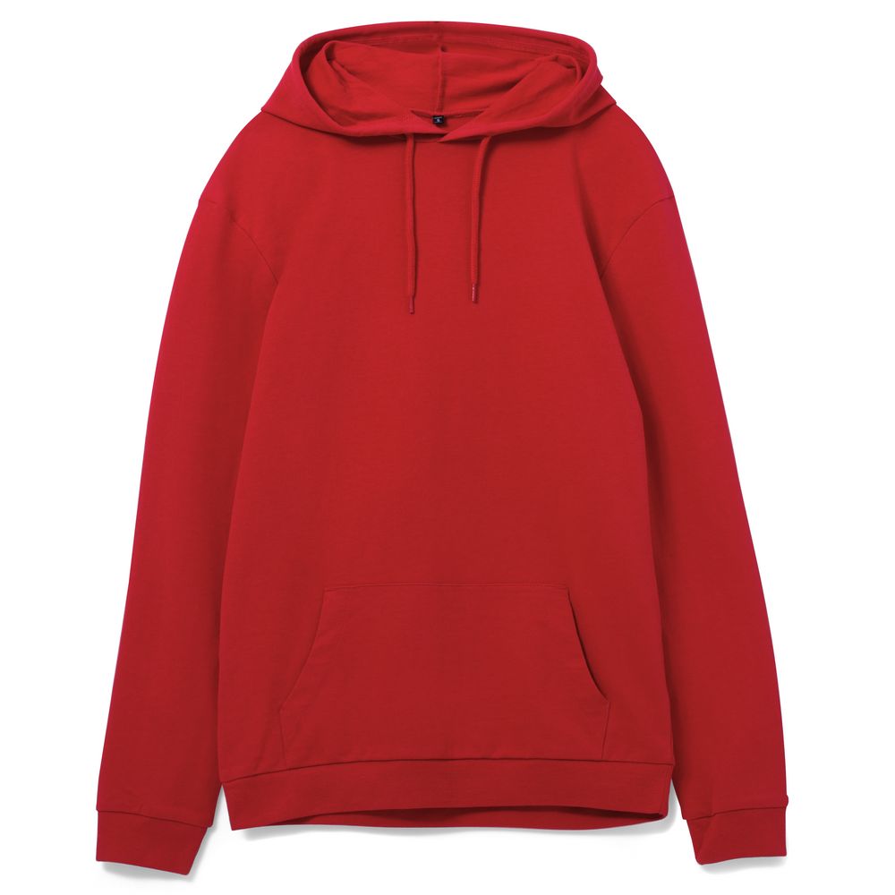 Толстовка с капюшоном унисекс Hoodie, красная, размер S-1
