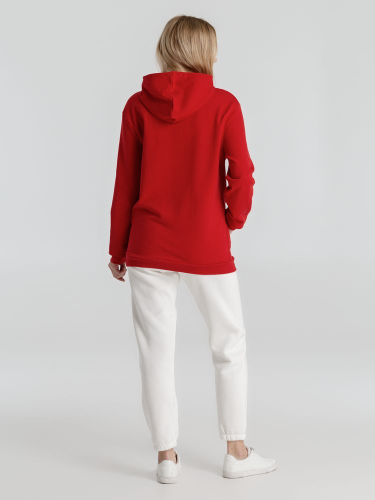 Толстовка с капюшоном унисекс Hoodie, красная, размер S-15