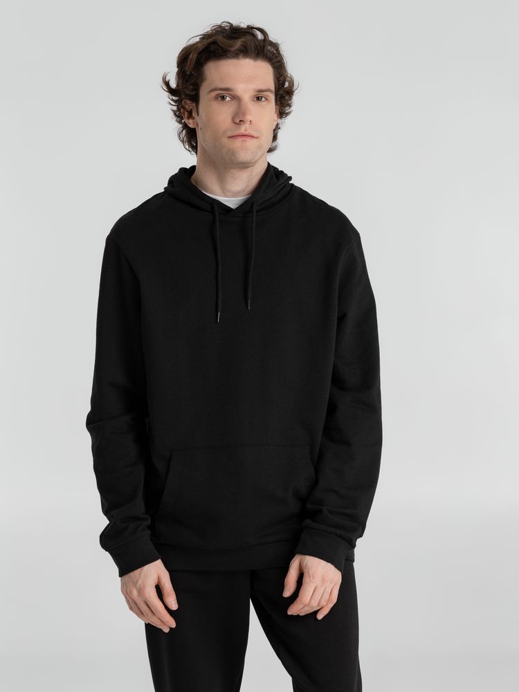 Толстовка с капюшоном унисекс Hoodie, черная, размер L-6