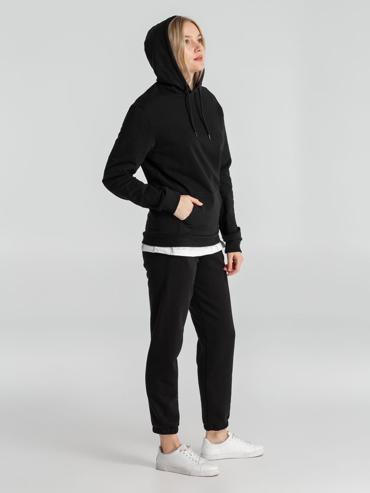 Толстовка с капюшоном унисекс Hoodie, черная, размер L-12